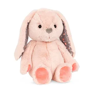 2024热卖卡哇伊兔子毛绒玩具定制可爱拥抱毛绒动物兔子玩具柔软可爱可洗