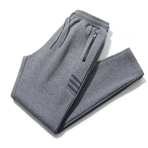 Pantalones Deportivos Casuales para Hombre, Cálidos para Invierno, Talla Grande, con Bolsillos, Tela de Lona y Poliéster, Corte Regular, Cintura Elástica de Alta Calidad - Product Image 2
