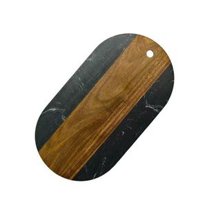 Planche à fromage en bois de marbre dernier modèle avec logo personnalisé planche à découper plateau de charcuterie en résine de style moderne outils de cuisine pour la maison - Product Image 4