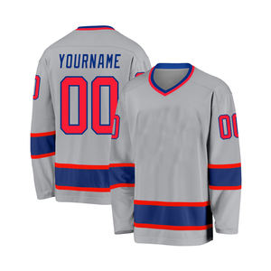 Maillot de hockey sur glace respirant 100% polyester, maillot de hockey sur glace professionnel, maillot de hockey sur glace personnalisé par sublimation - Product Image 3