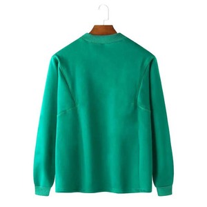 เสื้อสเวตเชิ้ตผู้ชายผ้าฝ้าย 100% สำหรับฤดูหนาว ขายดีที่สุด แบบเรียบง่าย ดีไซน์ตามสั่ง พร้อมปักโลโก้ บริการ OEM ผ้าฟลีซ - Product Image 2