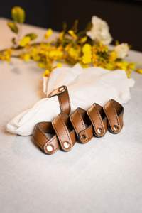 Servilleteros de cuero duraderos con aspecto artesanal para un lugar elegante y fines gastronómicos diarios a largo plazo - Product Image 5