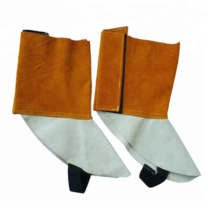 ที่หุ้มรองเท้าหนังวัวหุ้มป้องกันเท้าหนังรองเท้าเชื่อม spats - Product Image 4