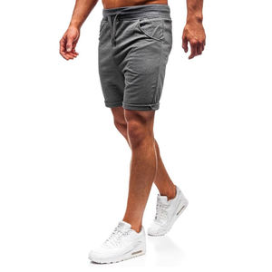 <b>Mens</b> casual <b>fleece</b> <b>shorts</b> with soft cotton blend fabric and elastic waistband comfortable for home or street wear - Product Image 6