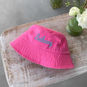 Xô Mũ Ngoài Trời Bãi Biển Du Lịch Xô Cap Đồng Bằng Bông Thiết Kế Cap Người Đàn Ông Unisex Đảng Câu Cá Tùy Chỉnh Thêu Logo - Product Image 4