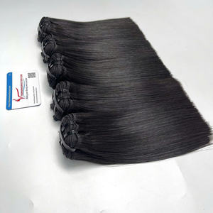 Paquetes de cabello de trama corta Extensiones de cabello humano vietnamita Extensiones de cabello de trama Hacer pelucas Bob - Product Image 2