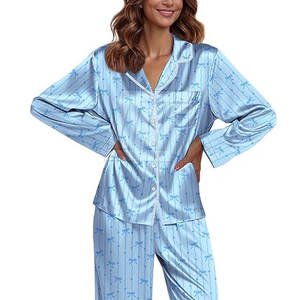 Conjunto de Pijama Elegante para Mujer, Tejido Ligero, Sensación Suave, Ropa de Dormir Cómoda - Product Image 6