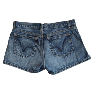 Pantalones Cortos Bermuda de Lona de Algodón Azul Casual para Hombre, de Cintura Alta Elástica, Vaqueros Lavados, de Secado Rápido, con Logotipo Personalizado 2026 - Product Image 2