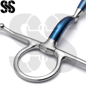 Bocado de Acero Inoxidable Ligero y Duradero de Buena Calidad con Boquilla Articulada, Antideslizante, Anti-tirones, de Mejillas Completas, Doble - Product Image 4