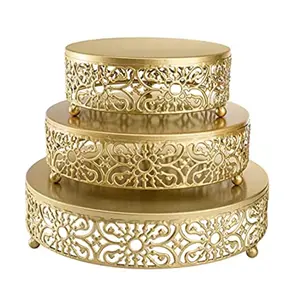 2023 Best Selling Product Metal Cake Stand Cake Display Stand Backing Platter For Wedding Birthday Parties Table Decoration