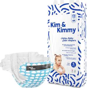 Pañales Desechables Ecológicos Kim & Kimmy para Bebés, Talla 4, 20-31 Libras, 52 Unidades, Protección Contra Fugas de 12 Horas, Sin Erupciones - Product Image 2