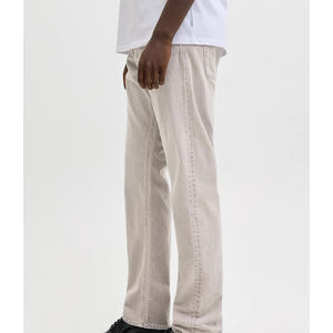 กางเกงยีนส์แฟชั่นสตรีทแวร์ผู้ชายทรงหลวมคุณภาพสูงแบบสั่งทำปี 2026 ทรงสลิมฟิตยืดได้เอวกลาง - Product Image 4