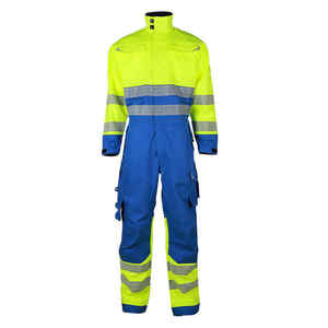 Combinaison de travail respirante et imperméable de nouvelle conception, bande réfléchissante, vêtements réfléchissants, sécurité, haute qualité, couleur unie, 100% coton - Product Image 5