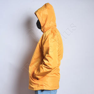 Venta al por mayor de los hombres ligeros a prueba de viento y resistente al agua al aire libre chaqueta de lana temporada de otoño patrón impreso con cierre de cremallera - Product Image 2