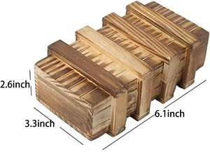 กล่องปริศนา3D ฝึกสมองสำหรับผู้ใหญ่กล่องปริศนากล่องปริศนาไม้แบบปรับแต่งได้เป็นมิตรกับสิ่งแวดล้อมพร้อมลิ้นชักลับของเล่นทดสอบปัญญา - Product Image 3