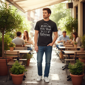 Camiseta Unisex para adultos con estampado de "Me Despierto con Alto Estima Personal", talla S M L XL XXL - Product Image 3