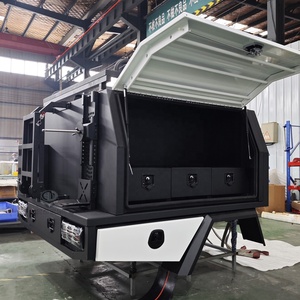 ระบบจัดเก็บของหนักรถบรรทุกกระบะ4x4ถาดอลูมิเนียมพร้อมหลังคาและหลังคาคู่ - Product Image 2
