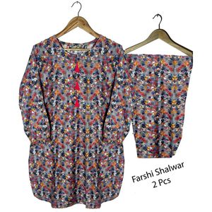 ผ้าเครปฟาร์ชิ ชัลวาร์ - Product Image 1