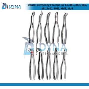 Pinces d'extraction dentaires de qualité supérieure Lot de 10 instruments allemands d'extraction de dents en acier inoxydable - Product Image 4