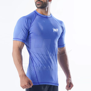 Wholesale Price Gym T-Shirt Fitness Wear Gym T-Shirt Spandex Polyester Gym T-Shirt For Sale Online - Product Image 2