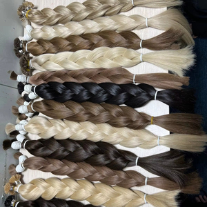 100% naturel vietnamien Super Double dessiné cheveux humains tissage Extension en vrac vague Style matière première numéro de modèle - Product Image 1