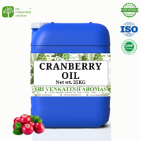 100% Pure & Natuurlijke Cranberryzaadolie 5kg Premium Kwaliteit Koudgeperste Topklasse Biologische Essentiële Draagolie voor Aromatherapie