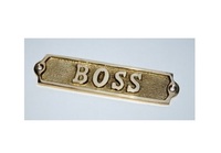 Dernière plaque de signalisation Plaque de signalisation de porte en laiton personnalisée pour les murs Plaque de signalisation Personnalisation disponible à bas prix