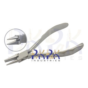 145mm DIY Grade Flat Nose Plier Smooth Jaw Comfort Handles Matt Finish Jewelry Making Wire Bending Crimping <b>Tool</b> for Fishing OEM - Product Image 1