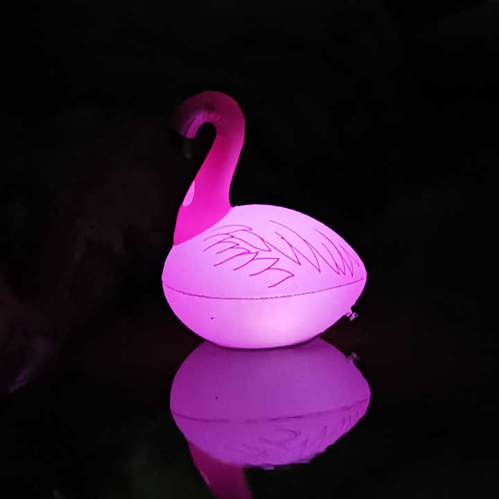 DeeprBling Drijvende zwembadverlichting op zonne-energie, vlam, zwembadverlichting, drijvend, diameter 35 cm, opblaasbare zonnebol, zwembad, IP68 waterdicht, drijvende ledverlichting, hangende