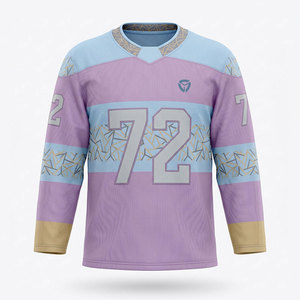 Camiseta de hockey sobre hielo de tela ligera y transpirable, ideal para entrenamiento, sesiones de práctica y el día del partido. - Product Image 1