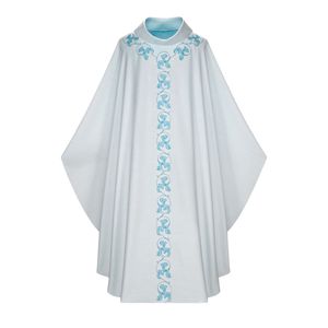 Traje de Santa Misa de Corte Ancho con Detalle Bordado de Tela Premium Unisex, Batas Casullas Elegantes Ligeras y Comodidades Religiosas - Product Image 2