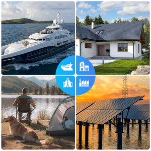 แผงโซลาร์เซลล์แบบแข็ง ครึ่งเซลล์ 100 วัตต์ เกรด A ประสิทธิภาพ 22% รับประกัน 25 ปี พลังงานสีเขียวสำหรับการผลิตไฟฟ้า - Product Image 6