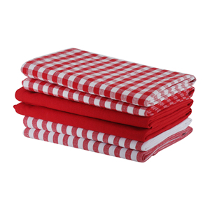 Ensemble de 32 pièces à séchage rapide en coton recyclé tissé torchons de cuisine essuie-mains multi-usages pour bain Golf Living Yarn Teint Imprimé - Product Image 2