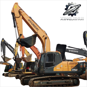 Excavadora Usada Hyundai 275LVS de 27.5 Toneladas, Marca Coreana Original, Excavadora Grande de Orugas, Procedente de Corea, Motor Yanmar de Segunda Mano - Product Image 2
