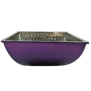 Classic Design Metal Rectangle Shaped Bowl Brass TPRPC Salad Bowl <b>Stand</b> for Serving Bowl Use for Kitchen & Tabletop - Product Image 4
