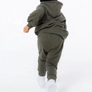 Chándales de invierno para niños al por mayor al aire libre, trajes para correr con capucha, conjuntos de chándal ligeros transpirables personalizados para correr - Product Image 2