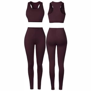 Kandari Sports Supply deux pièces ensemble Gym Yoga soutien-gorge et Leggings Sportswear Fitness Yoga ensemble pour femmes 2025 - Product Image 4