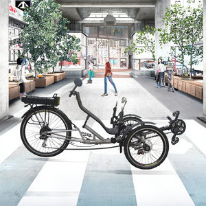 รถสามล้อไฟฟ้า 60V แบบมีหลังคา สำหรับผู้พิการ  รับส่งผู้โดยสาร 2 แถว กำลังไฟ >1000W - Product Image 1