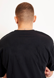 Venta al por mayor por encargo estilo de la calle de talla grande camiseta de gran tamaño para los hombres logotipo bordado personalizado hombro caído ropa de verano camiseta - Product Image 3