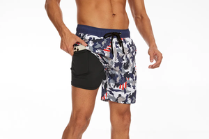 Custom <b>Mens</b> <b>Camo</b> Print <b>Shorts</b> With Pockets Gym Training Running Workout Sportswear Quick Dry Fitness Casual Mesh <b>Shorts</b> Logo - Product Image 6