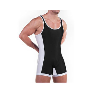 Prix Singlets de lutte fabriqués en usine pour hommes haute qualité unisexe sublimé Singlet de lutte haltérophilie en gros - Product Image 4