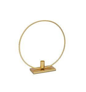 Bougeoir élégant avec plaqué or pour la maison et l'hôtel Taille personnalisée et couleur or Décoration intérieure Bougeoirs pour table - Product Image 2