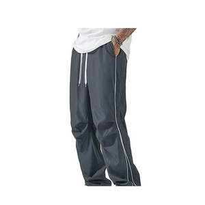 Plus Size <b>Men's</b> Windbreaker Workout Pants Breathable & Stylish Design With Custom Logo <b>Trousers</b> - Product Image 1