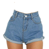 Cepler ile kadın kadın Denim için 2025 toptan Denim tasarım şort Denim şık şort markalı OEM nefes