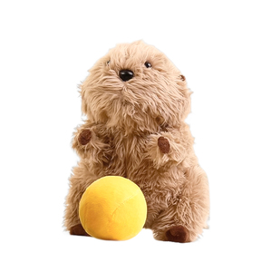 Peluche <span class=keywords><strong>de</strong></span> nutria súper suave personalizado al por mayor con pelota, muñeco <span class=keywords><strong>de</strong></span> peluche <span class=keywords><strong>de</strong></span> animal, juguete <span class=keywords><strong>de</strong></span> peluche <span class=keywords><strong>de</strong></span> nutria <span class=keywords><strong>de</strong></span> río esponjoso y adorable - Product Image 1