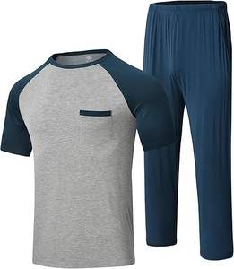 Conjunto de Camiseta de Manga Corta y Pantalones Cortos para Hombre de Alta Calidad, 100% Algodón, 2 Piezas, Trajes de Verano, Conjuntos Deportivos de Moda, Conjunto Informal - Product Image 1