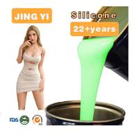 Caoutchouc de silicone liquide de haute qualité pour la fabrication de jouets sexuels, dildos, poupées en silicone de qualité alimentaire, faux seins naturels