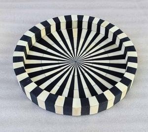 Bandeja de Servicio con Incrustaciones de Hueso, Artesanal y Resistente para Uso Diario, Bandeja Decorativa Premium Hecha a Mano para Servir en la Mesa y Decoración de Interiores - Product Image 5
