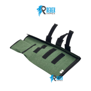 Chaqueta de Cetrería Verde de Lona con Cierre de Velcro, Totalmente Personalizable con el Logotipo de su Marca, Disponible en Todos los Tamaños - Product Image 3