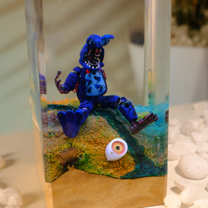 Gundam <b>Lamp</b>, Epoxy Resin <b>Lamp</b>, Custom Epoxy Resin <b>Lamp</b>, Resin Wood Art <b>Lamp</b>, Custom Night Light, Handmade Gift, Christmas Gift - Product Image 3